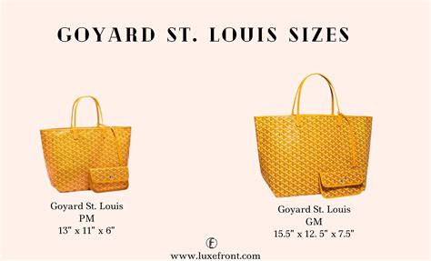 goyard london prices 2016|Goyard pm bag size.